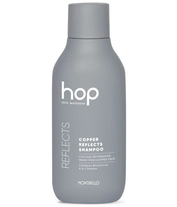 Copper reflects shampoo