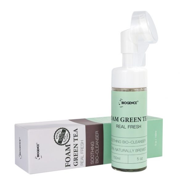 ESPUMA FACIAL DE TÉ VERDE 100% NATURAL Y ORGÁNICA