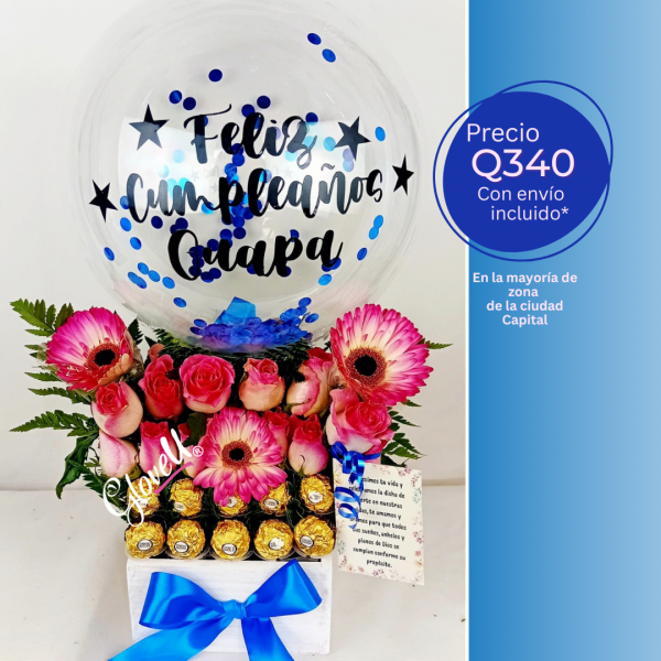 Flores y chocolates