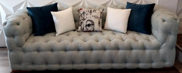 Sillón capitoneado