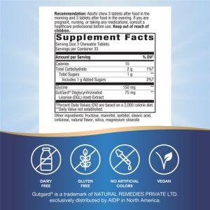 🌿 DGL Nature’s Way® (Regaliz desglicirrizado) – 100 tabletas 💚 Alivio digestivo natural para proteger y calmar el estómago de forma efectiva