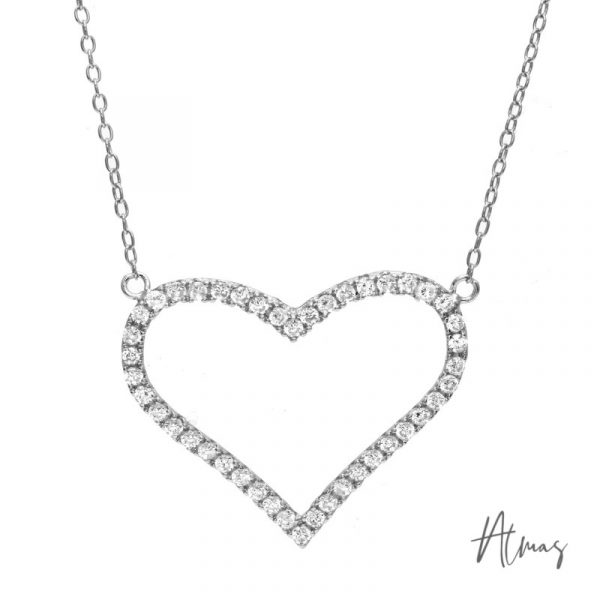 925 Silver Cadena Corazón