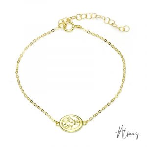 925 Silver Pulsera Medalla