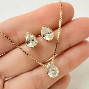925 Silver Aretes Gota