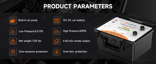 Máquina de humo automotriz Ancel L8000
