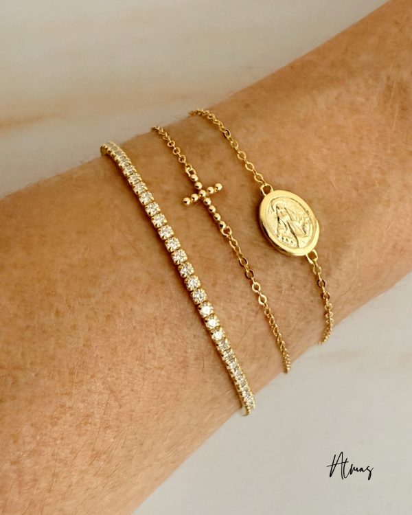 925 Silver Pulsera Tennis