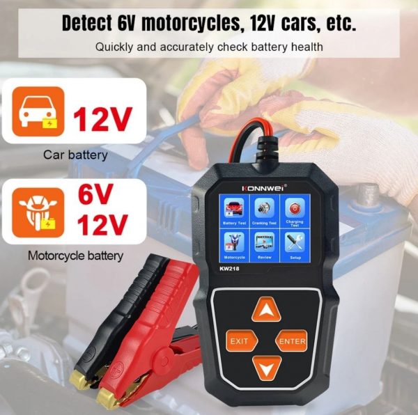 Tester para baterias Konnwei Kw218