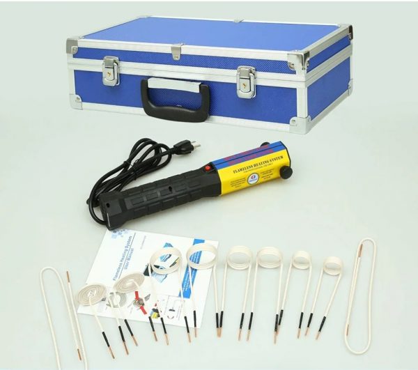 máquina de calentamiento por inducción 110 V 1000 W 10 Kits de bobina de uso automático Herramienta de eliminación de pernos PDR Coche Garaje Reparación Calentador de inducción