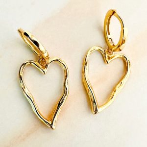 925 Silver Argollas Corazón