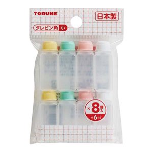 Juego de 8 mini botellas pequeñas