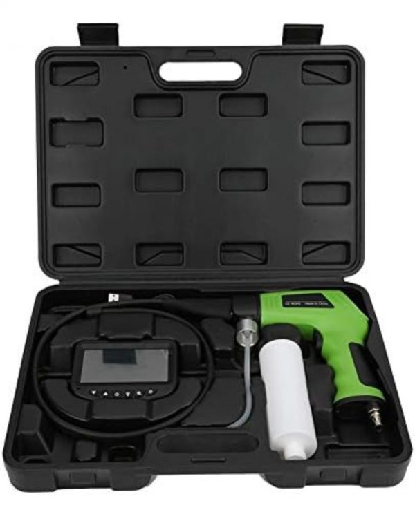 Kit de limpieza de aire acondicionado de alta presión, pantalla LCD, pistola de limpieza visual para coche, caja de evaporación, caja de evaporación, pistola de limpieza visible
