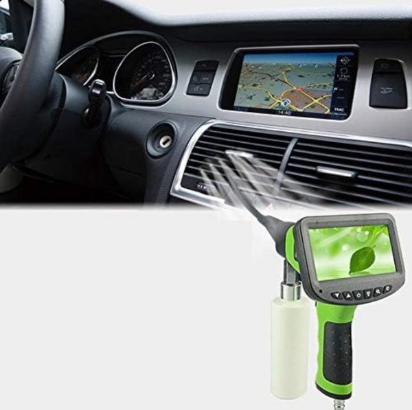 Kit de limpieza de aire acondicionado de alta presión, pantalla LCD, pistola de limpieza visual para coche, caja de evaporación, caja de evaporación, pistola de limpieza visible