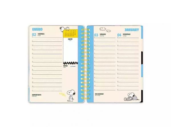 Agenda Mooving 2026 Snoopy