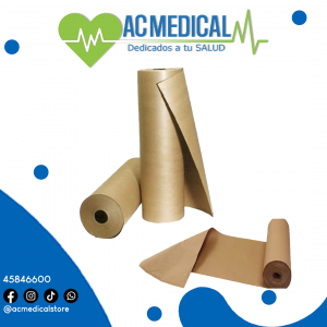 BOBINA DE PAPEL KRAFT PARA CAMILLA