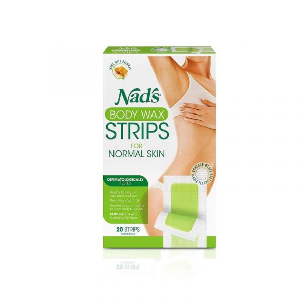 Nad's Body Wax Strips para Piel Normal.