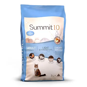 Summit10 Life Stages Feline Light / Castrado - 3kg