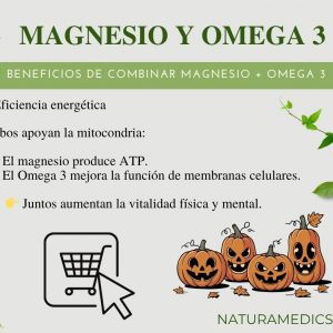 🧴 Omega 3 + Magnesio – Fórmula integral de apoyo cardiovascular y neuromuscular