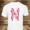 Playera de inicial con diseño de Besos.