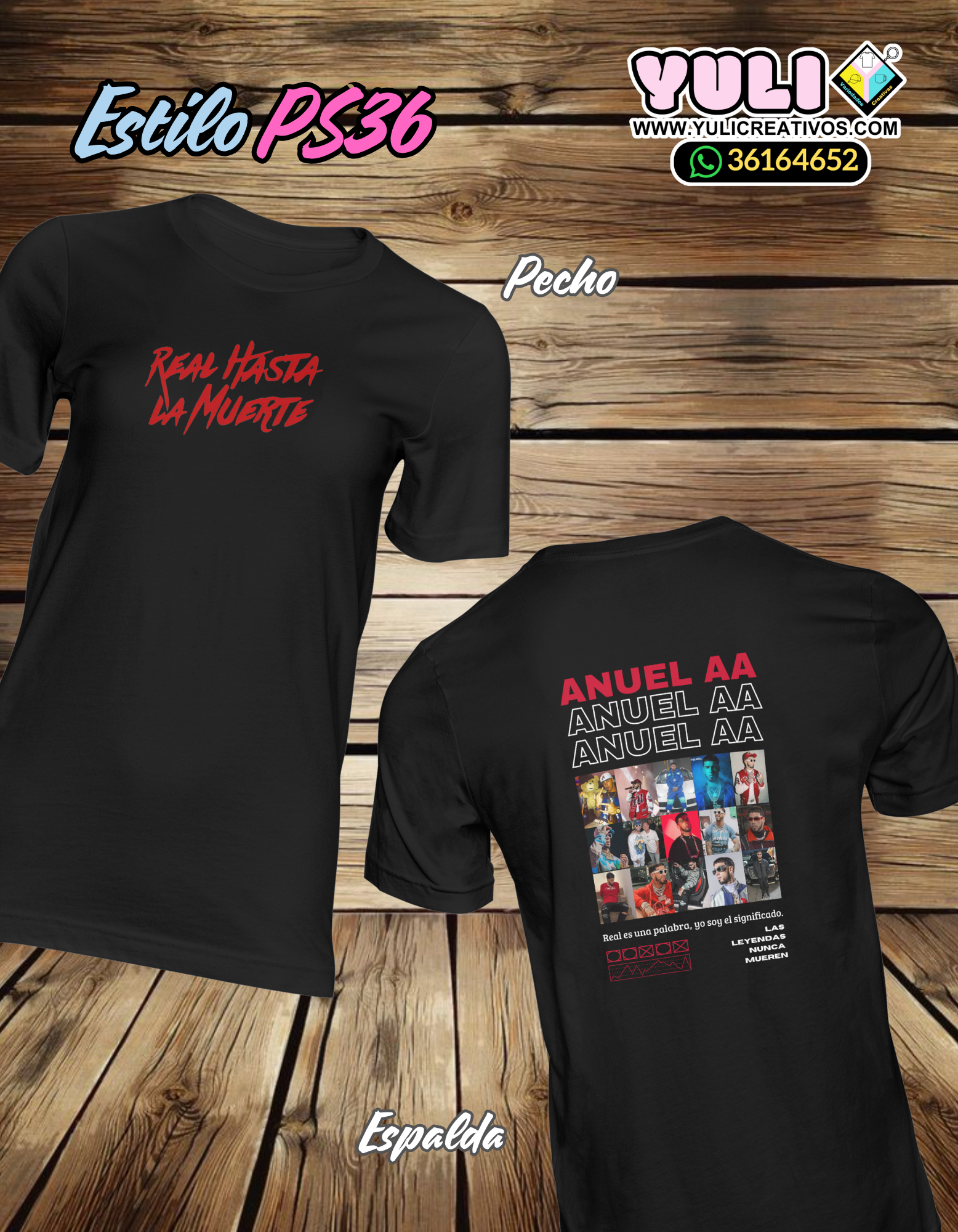 Playera de Anuel AA