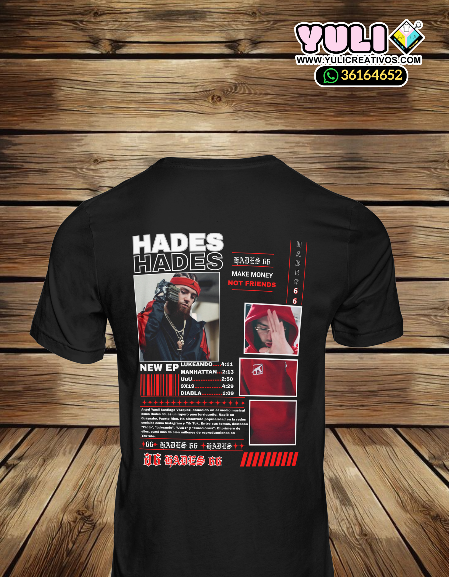 Playera de Hades.