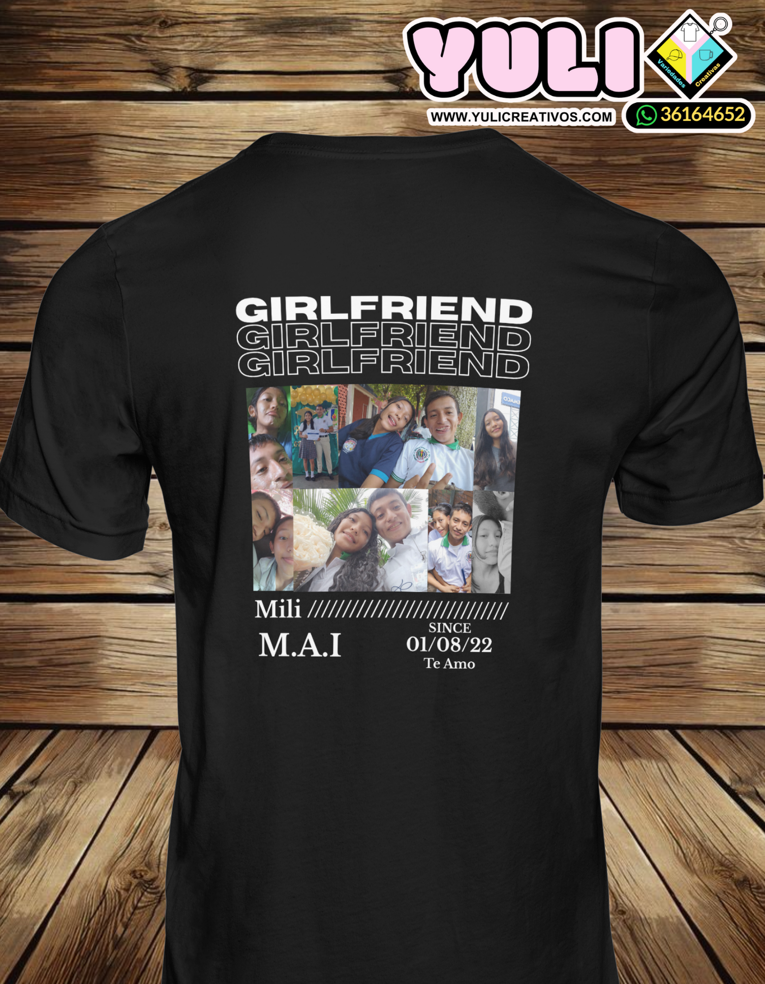 Playeras para parejas.