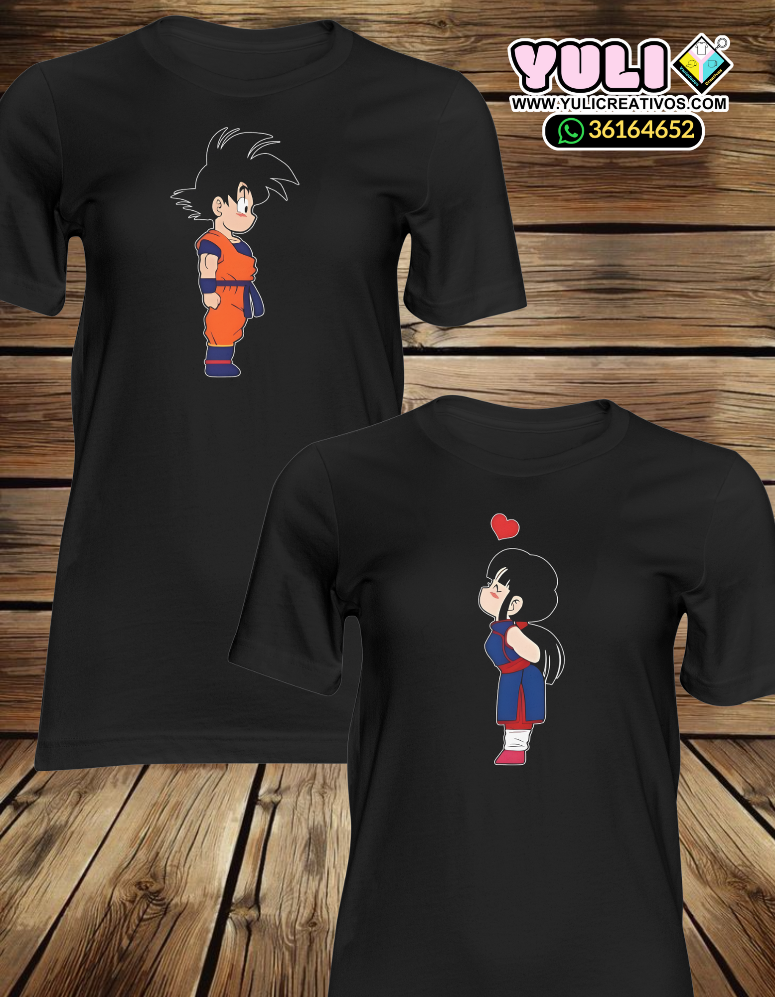 Dúo de playeras para parejas