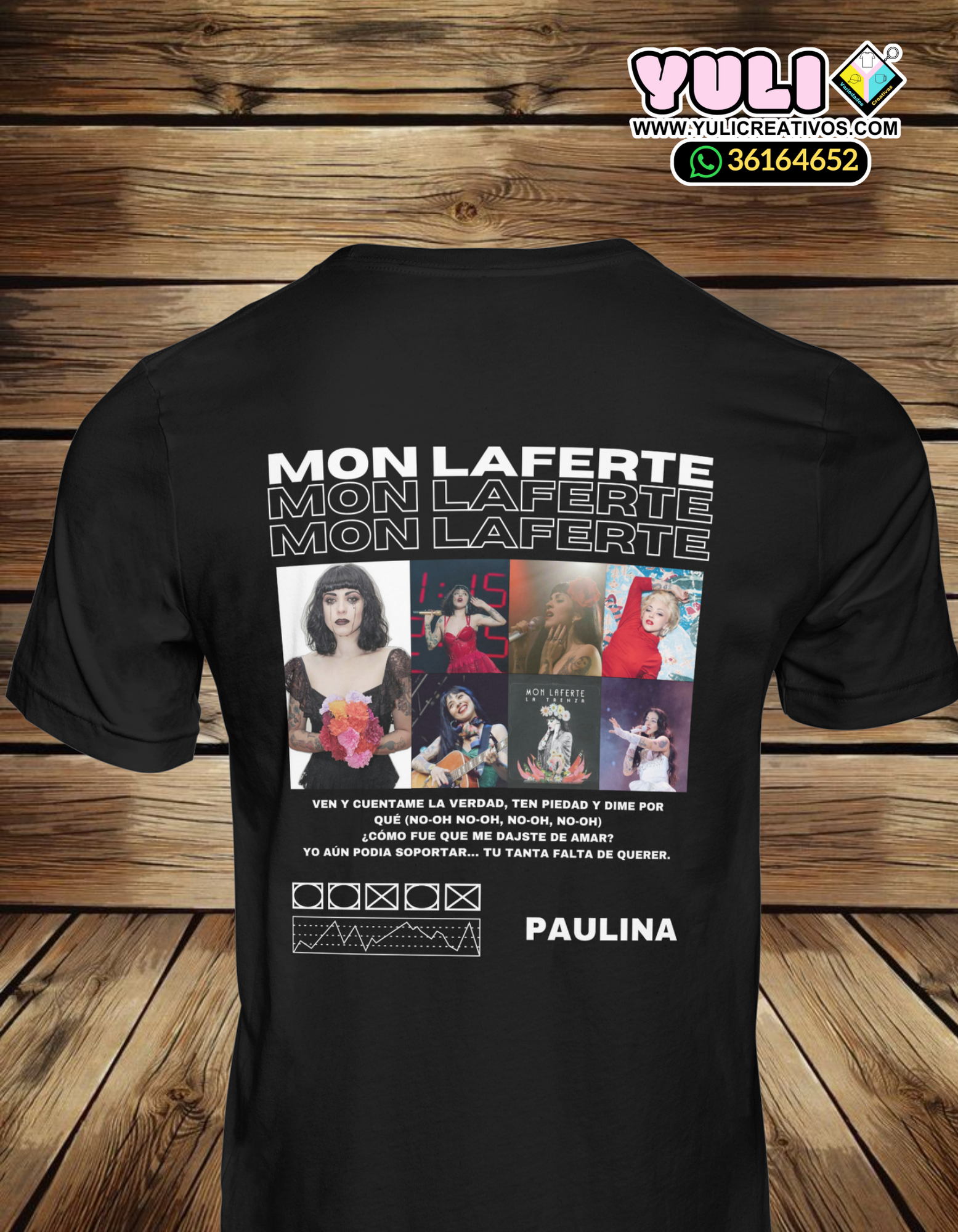 Playera Mon Laferte.