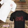Playera con diseño de besos.