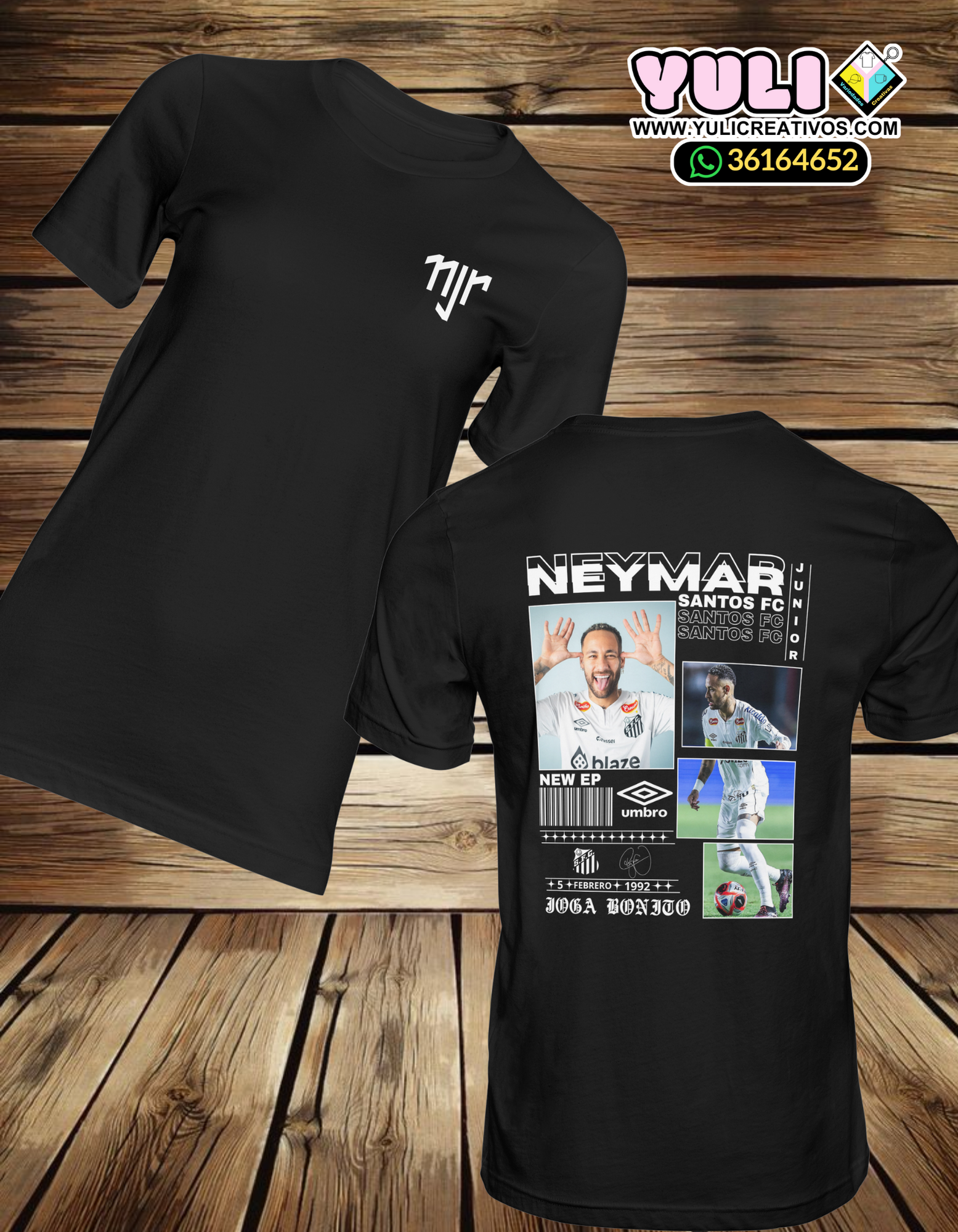 Playeras de Neymar