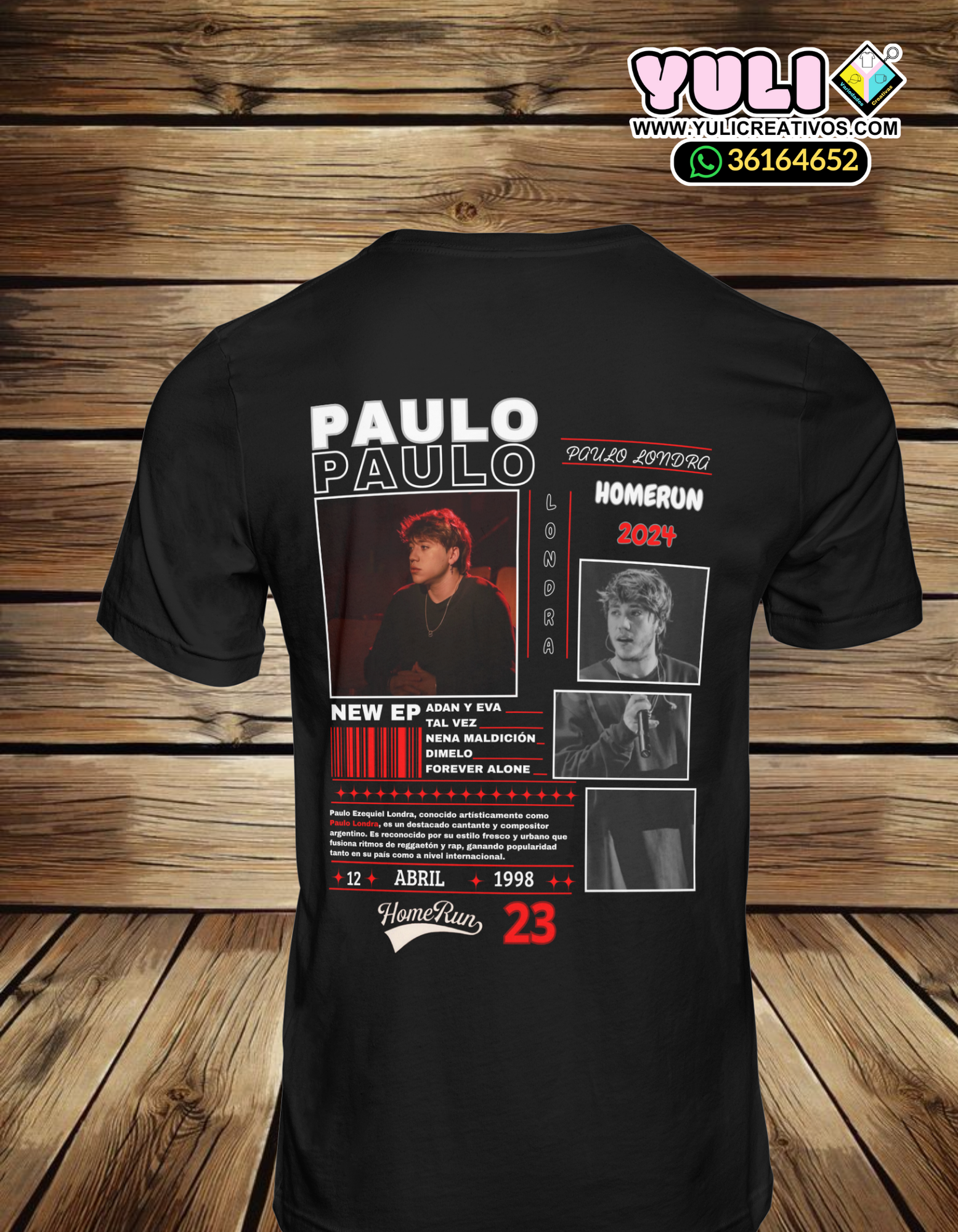 Playera de Paulo Londra.