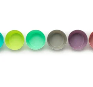 Vasos de silicona para alimentos de arcoíris