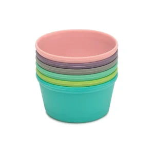 Vasos de silicona para alimentos de arcoíris