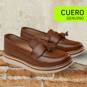 Zapato Casual Café con Antifaz