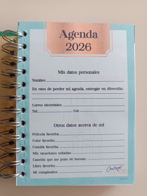 Mini Agenda Princesas Disney U-PAK