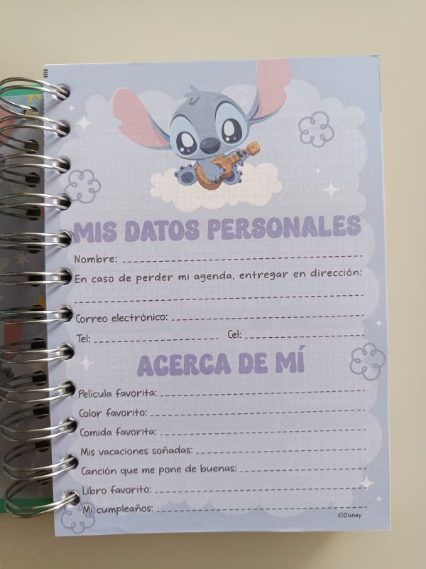 Mini agenda Stitch 2026