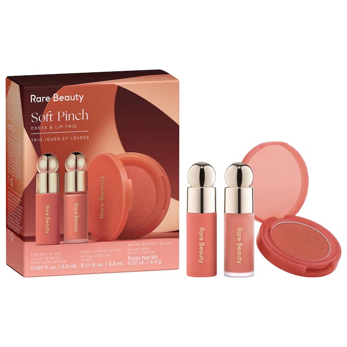 Rare Beauty by Selena Gomez Soft Pinch Cheek & Lip Trio Makeup Gift Set