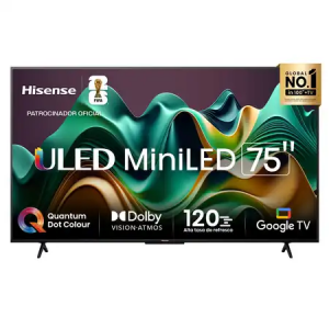 TV Hisense de 75" MiniLED UHD 4K