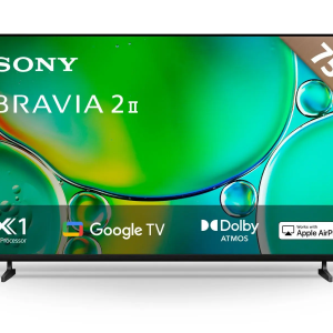 TV Sony de 75" Smart LED 4K-Ultra HD