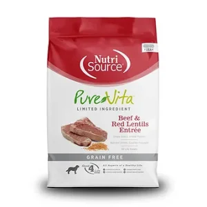 NutriSource Pure Vita Carne y Lentejas Grain Free - 25lb