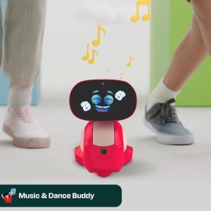Miko 3 AI Robot for Kids – Smart Educational & STEAM Learning Robot with Interactive Apps, Games, Stories & Activities for Girls & Boys Ages 5–10 | Red