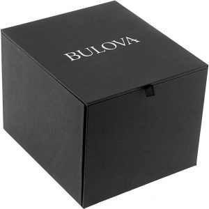 BULOVA Reloj de pulsera de acero inoxidable con esfera rosa para mujer, plateado, Pulsera