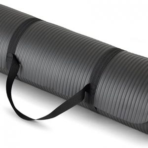 Amazon Basics Extra Thick Exercise Yoga Mat with Carrying Strap