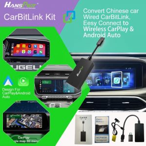 NCP0036 CarKit CarBitLink x Baic Jetour Geely Chery Jac Gac Dongfeng Forthing Hongqi Changan, cable Carbitlink Smartlink Phonelink Fácil Conexión a CarPlay Android Auto Adaptador inalámbrico
