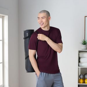 Amazon Basics Extra Thick Exercise Yoga Mat with Carrying Strap