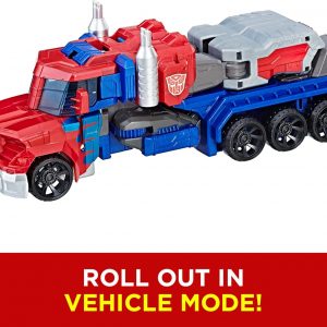 Transformers Toys Heroic Optimus Prime Action Figure - Timeless Large-Scale Figure, Changes into Toy Truck - Toys for Kids 6 and Up, 11-inch (Amazon Exclusive)