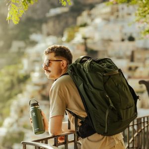 Osprey Farpoint 40L Men's Travel Backpack, Tunnel Vision Grey