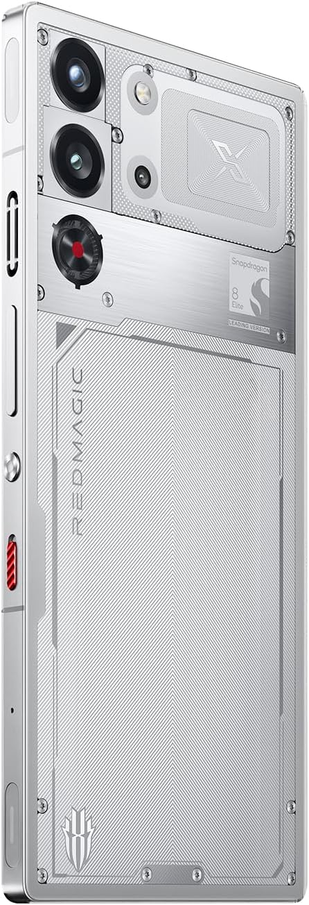 REDMAGIC 10S Pro Smartphone 5G, 144Hz Gaming Phone, 6.85" 1.5K AMOLED, Under Display Camera, Android Phone, 16+512GB, Dual-Sim, Unlocked Phone Silver