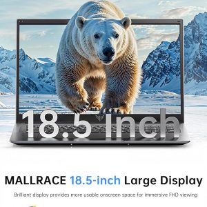 18.5 Inch Laptop Computer with 8000 mAh Battery,Intel N150 Quad-Core Processor UP to 3.6GHZ,16GB DDR4 RAM 512GB SSD,WiFi 5,Full HD IPS Display,WIFI,2025 Windows 11 Laptops for Business Office Student