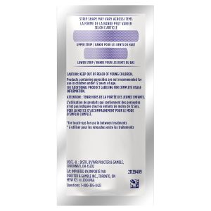 Crest Whitestrips en blanco y tratamientos de 3d white Luxe Whitestrips Professional Effects – 20 1 Hora Express – 2 tratamientos dientes Kit de blanqueado