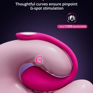 LOVENSE Lush 4 G spot Vibrator Couples Sex Toys, Powerful Wearable Egg Vibrators APP Remote Control Long Distance Adult Sex Toys & Games with LED Light, IPX7 Waterproof, Discreet, Rose